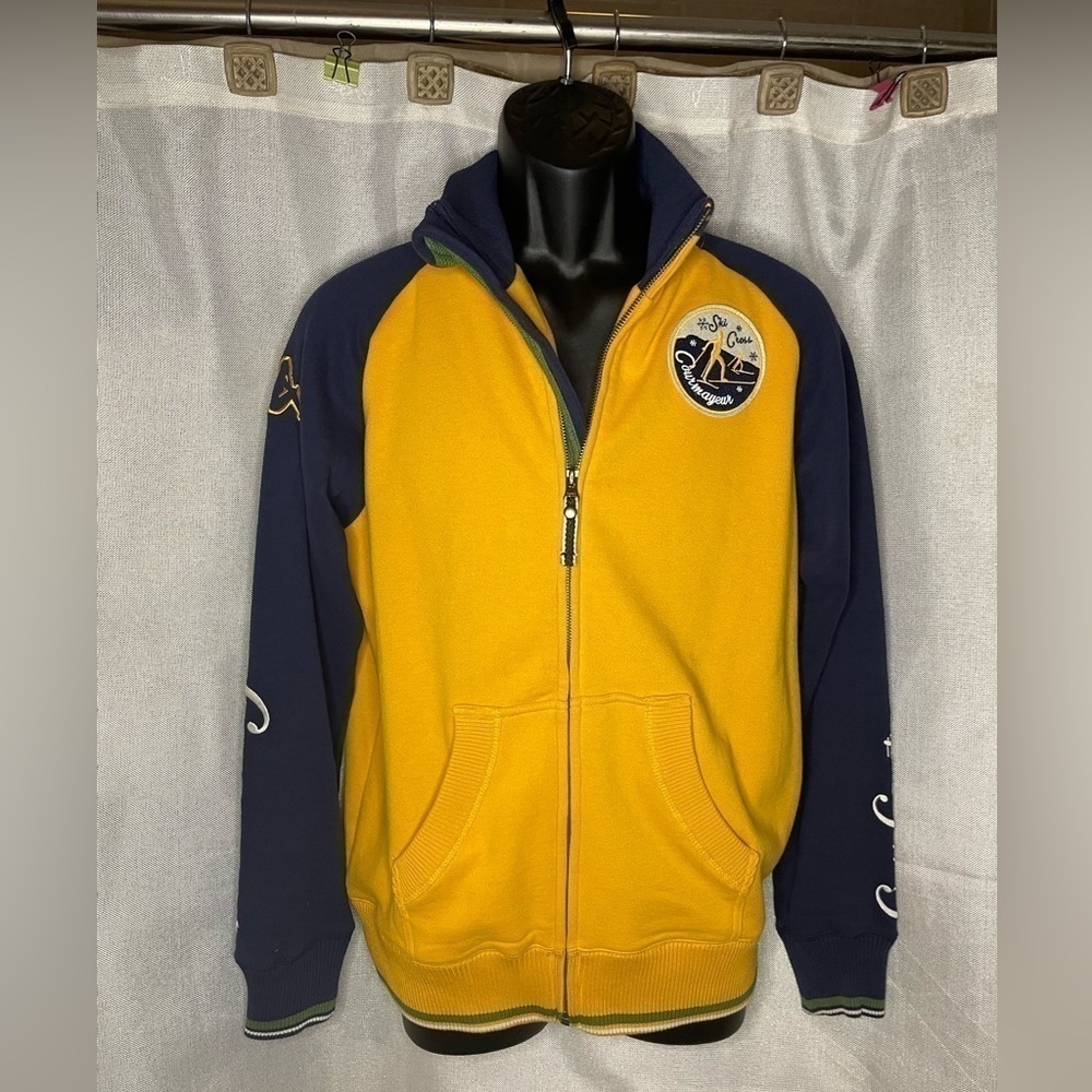 Vintage 1990s SWEATSHIRT Robe di Kappa SKI Gross Country COURMAYEUR Med‌‌‌‌‌‌‌‌